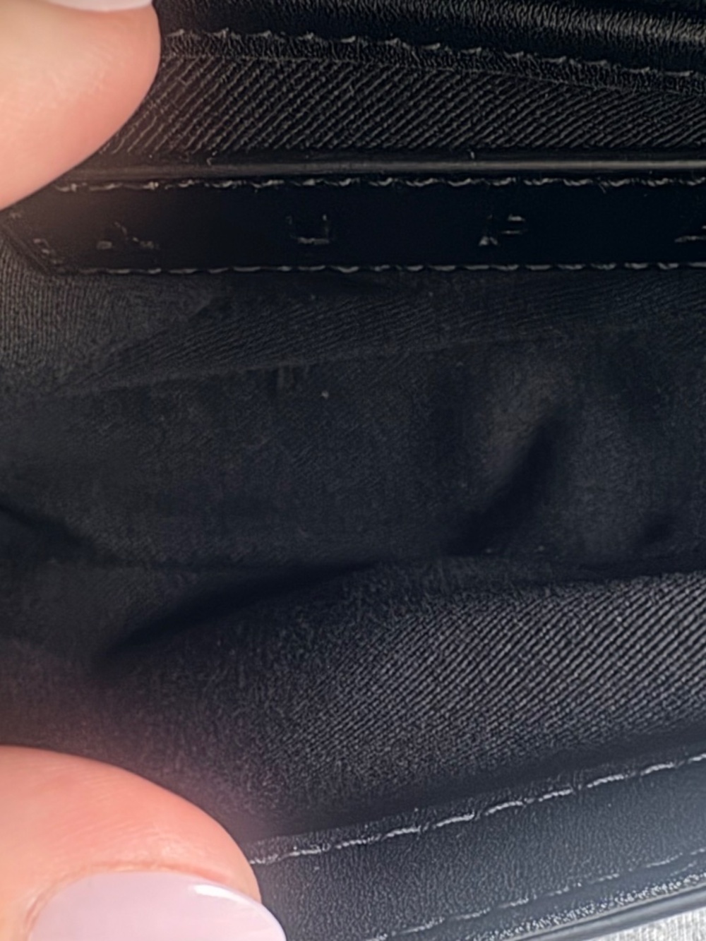 Aupen asymmetrical faux leather handbag - Picture 4 of 5